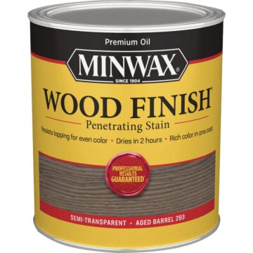 Minwax Penetrating Stain Wood Finish, Aged Barrel, 1 Qt.
