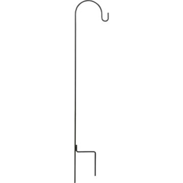 Best Garden Wrought Iron Shepherd Hook (Black) 64 in.