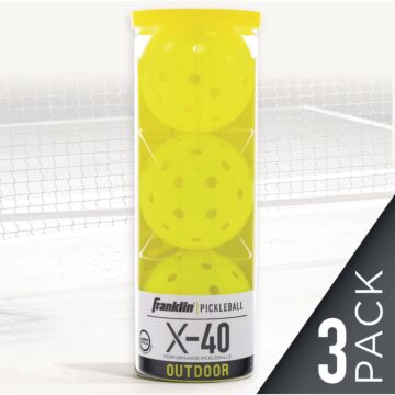 Franklin X-40 Optic Outdoor Pickleball (3pk)