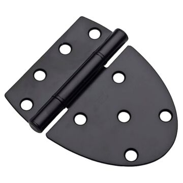 National Hardware N214-113 Gate Hinge, Steel, Black, 48 lb