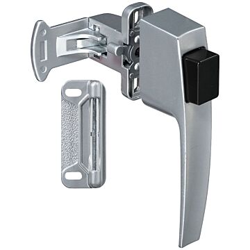 National Hardware V1326 Series N178-400 Pushbutton Latch, Zinc, 5/8 to 2 in Thick Door