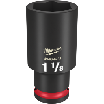 Milwaukee SHOCKWAVE™ Impact Duty 1/2" Drive 1-1/8" Deep 6 Point Socket