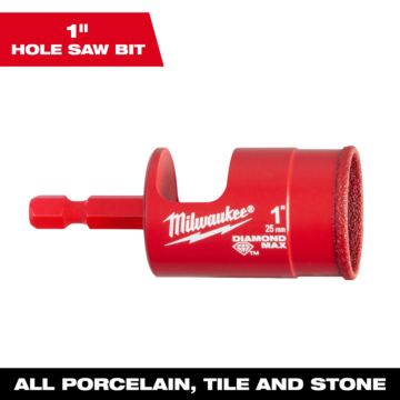 Milwaukee 1" DIAMOND MAX™ Hole Saw Bit