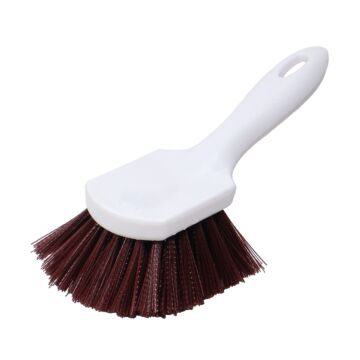 Magnolia Brush Short Handle Fender Brush 8-1/2" Brown Plastic