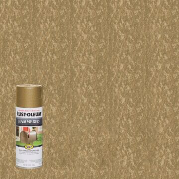 Rust-Oleum Stops Rust Spray Paint (Hammered - Gold) 12 oz