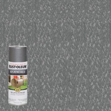 Rust-Oleum Stops Rust Spray Paint (Hammered - Gray) 12 oz