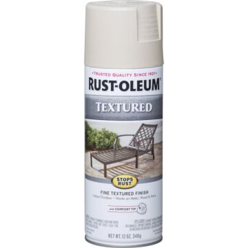 Rust-Oleum Stops Rust Spray Paint (Textured - White) 12 oz