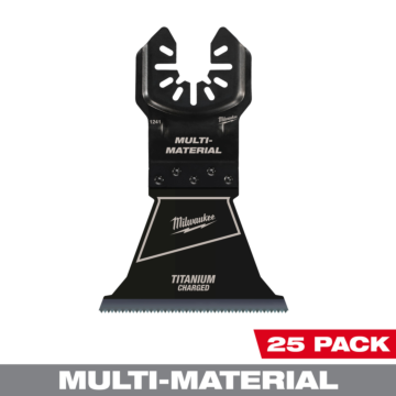 Milwaukee 2-1/2” Bi-Metal Multi-Material Universal Fit Oscillating Multi-Tool Blade (25 PK)