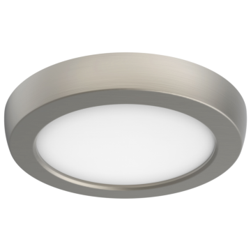 Satco Blink Pro - 9W - 5in - LED Fixture - CCT Selectable - Round Shape - Brushed Nickel Finish - 120V