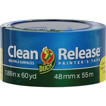 Duck Clean Release 1.88 In. x 60 Yd. Blue Painters Tape