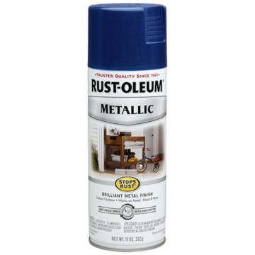Rust-Oleum Stops Rust® - Metallic Spray Paint - 11 oz - Cobalt Blue