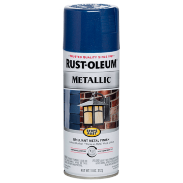 Rust-Oleum Stops Rust Spray Paint (Metallic - Cobalt Blue) 11 oz