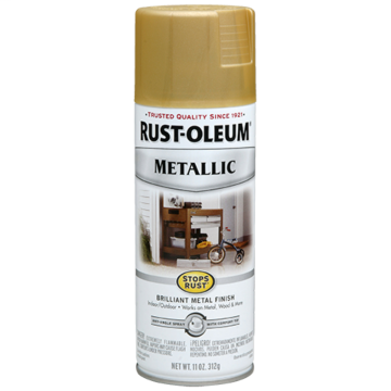 Rust-Oleum Stops Rust® - Metallic Spray Paint - 11 oz - Gold Rush