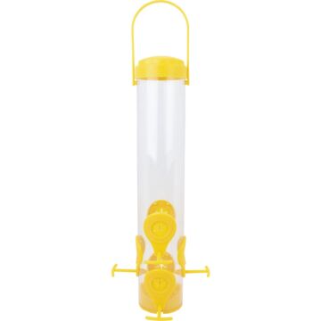 Perky-Pet Nyjer Seed Finch Thistle Feeder (Yellow) 1.5 lb Capacity