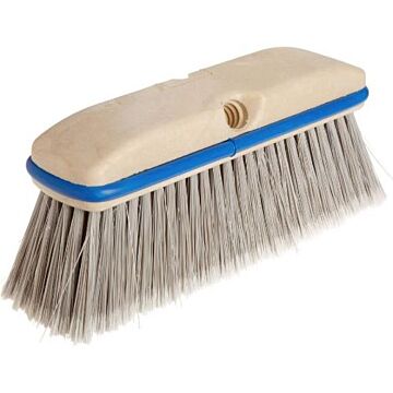 Magnolia Brush Gray Flagged Plastic 10" Vehicle Wash Brush
