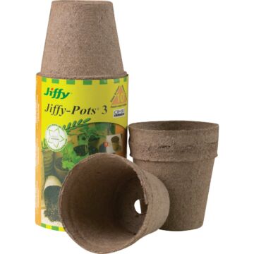 Jiffy Round Peat Pot (10pk) 3 in.