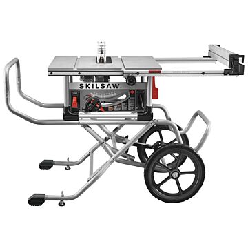 Skilsaw SPT99-11 Worm Drive Table Saw, 120 VAC, 15 A, 10 in Dia Blade, 5/8 in Arbor, 30-1/2 in Rip Capacity Right