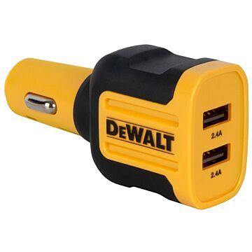 DeWALT 141 9008 DW2 USB Charger, 2.4 A Charge, Black