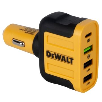 DeWALT 141 9009 DW2 USB Charger, 2.4 A Charge, Black