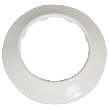 FLANGE SHALLOW WHITE 1-1/2IN