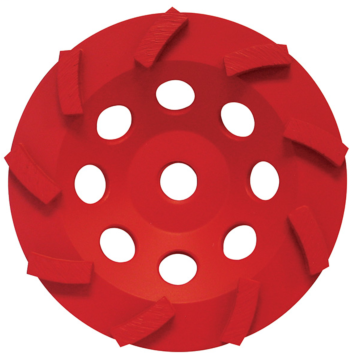 P2 Pro-V™ Swirl Cup Wheels - PV05CSEH 5X5/8-11 9 SEG SWIRL PRO V CUP WHEEL