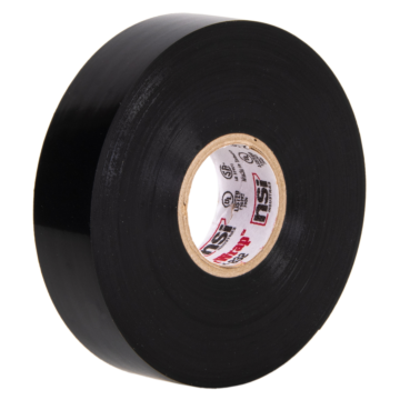 Heavy Duty Black Vinyl Electrical Tape, 8.5mil, 66ft Long