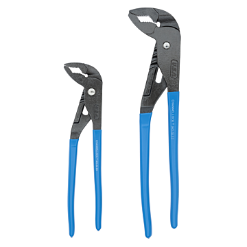 2pc GripLock Plier Set, 9.5", 12.5" T&G