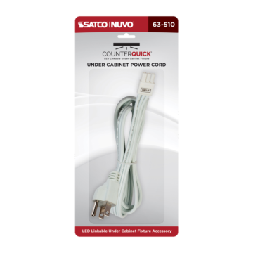Satco Under Cabinet LED Power Cord Supply