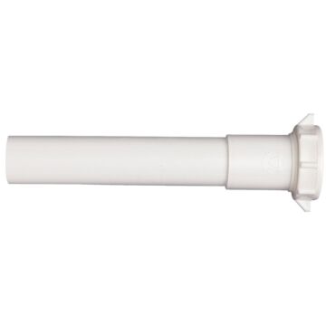 Do it Best 1-1/2 In. x 6 In. White Plastic Extension Tube