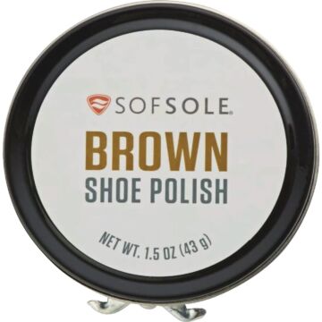 Sof Sole Shoe Polish (Brown) 1.5 oz