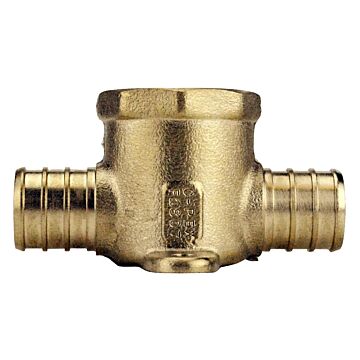 Apollo Barb x FPT x Barb Brass Pipe Tee - 3/4 in.