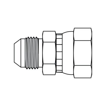 JIC to Metric Swivel