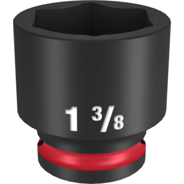 Milwaukee SHOCKWAVE™ Impact Duty 1/2" Drive 1-3/8" Standard 6 Point Socket