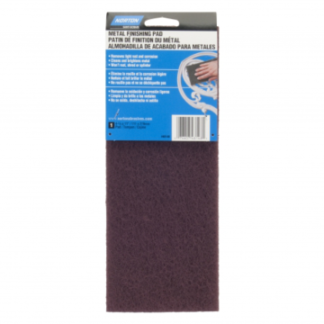 Norton Bear-Tex 747 Maroon Non-Woven Hand Pad, 6 In. Width