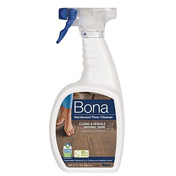 Bona WM700051171 Hardwood Floor Cleaner, 32 oz, Liquid, Mild, Light Blue
