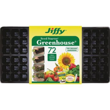 Jiffy Superthrive 72-Cell Greenhouse Seed Starter Kit