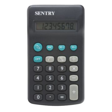Sentry Basic 8-Digit Pocket Calculator