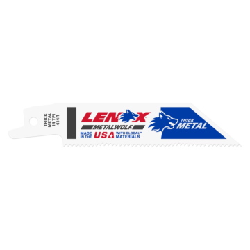 LENOX 20550-414R 4" 14Tpi Metal Cutting Reciprocating Saw Blade, Pack Of 5