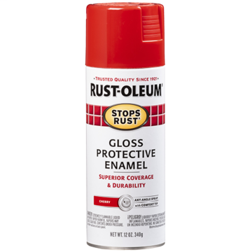 Stops Rust® Spray Paint and Rust Prevention - Protective Enamel Spray Paint - 12 oz. Spray - Gloss Cherry
