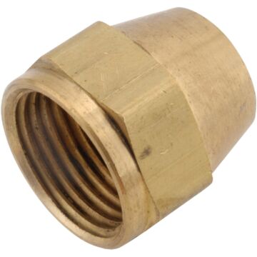 Anderson Metals 1/2 In. Brass Flare Short Nut
