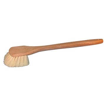 Magnolia Brush Long Handle 20 in Fender Brush with White Tampico Bristles