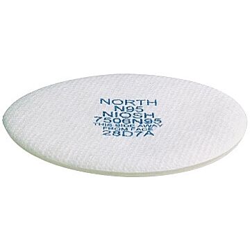 North® by Honeywell 7506N95 One Size Fits all White Particulate Filter