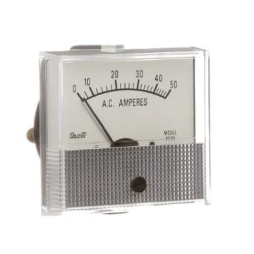 Shurite 0-80A Analog Polystyrene Electromechanical AC Ammeter