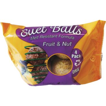 Wildlife Sciences Fruit & Nut Suet Ball (4pk)