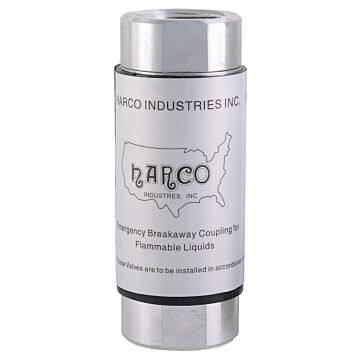 Harco Industries Inc 3/4 in Sand Cast Aluminum Breakaway Reusable Fuel Hose