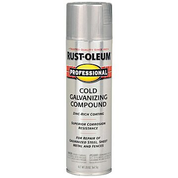 Rust-Oleum Professional Galvanizing Compound Spray Paint (Gray) 15 oz