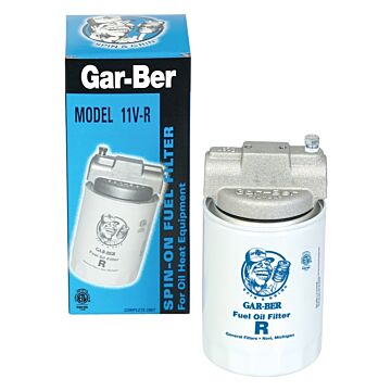 General Filters Gar-Ber 1600 Spin-On Fuel Filter, 3/8 in Connection, NPT, 45 gph, 10 um Filter, Aluminum Head
