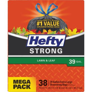 Hefty 39 Gal. Lawn & Leaf Bag (38-Count)