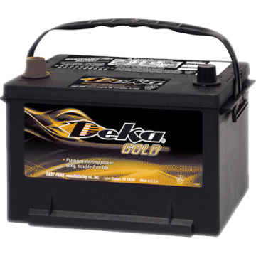 Deka 12 V Tapered Post 560 Flooded Automotive Battery