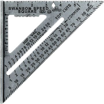 Swanson Speed 7-1/2 In. Aluminum Rafter Square
